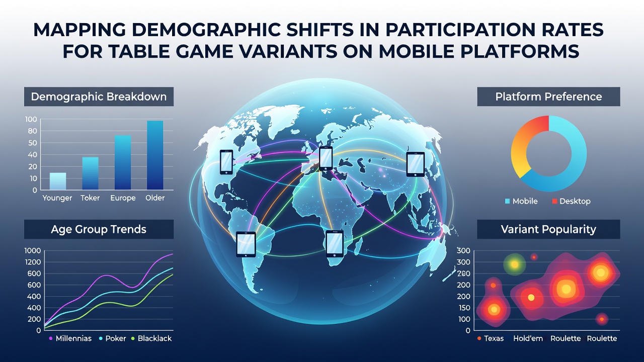Demographic trends in mobile table game participation across age groups and regions