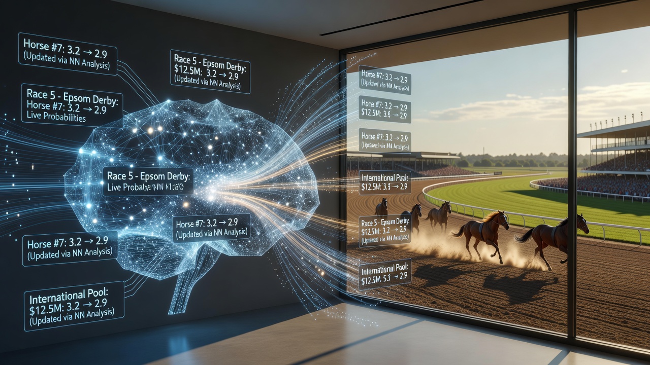 Neural network visualization applied to horse racing data analysis for odds compilation