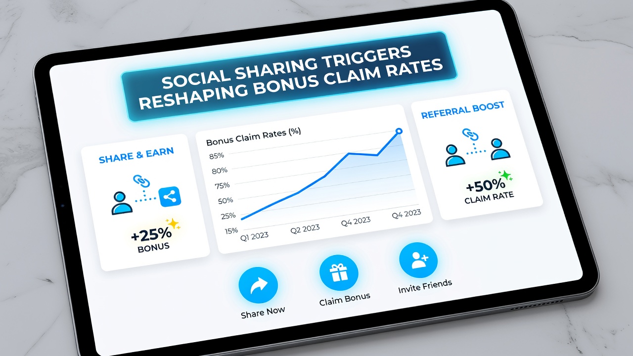 Analytics dashboard displaying increased bonus claim rates following social media integrations in sportsbook applications
